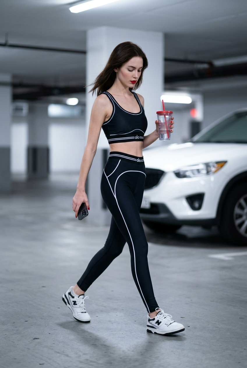 Alo womens 2 piece gymset